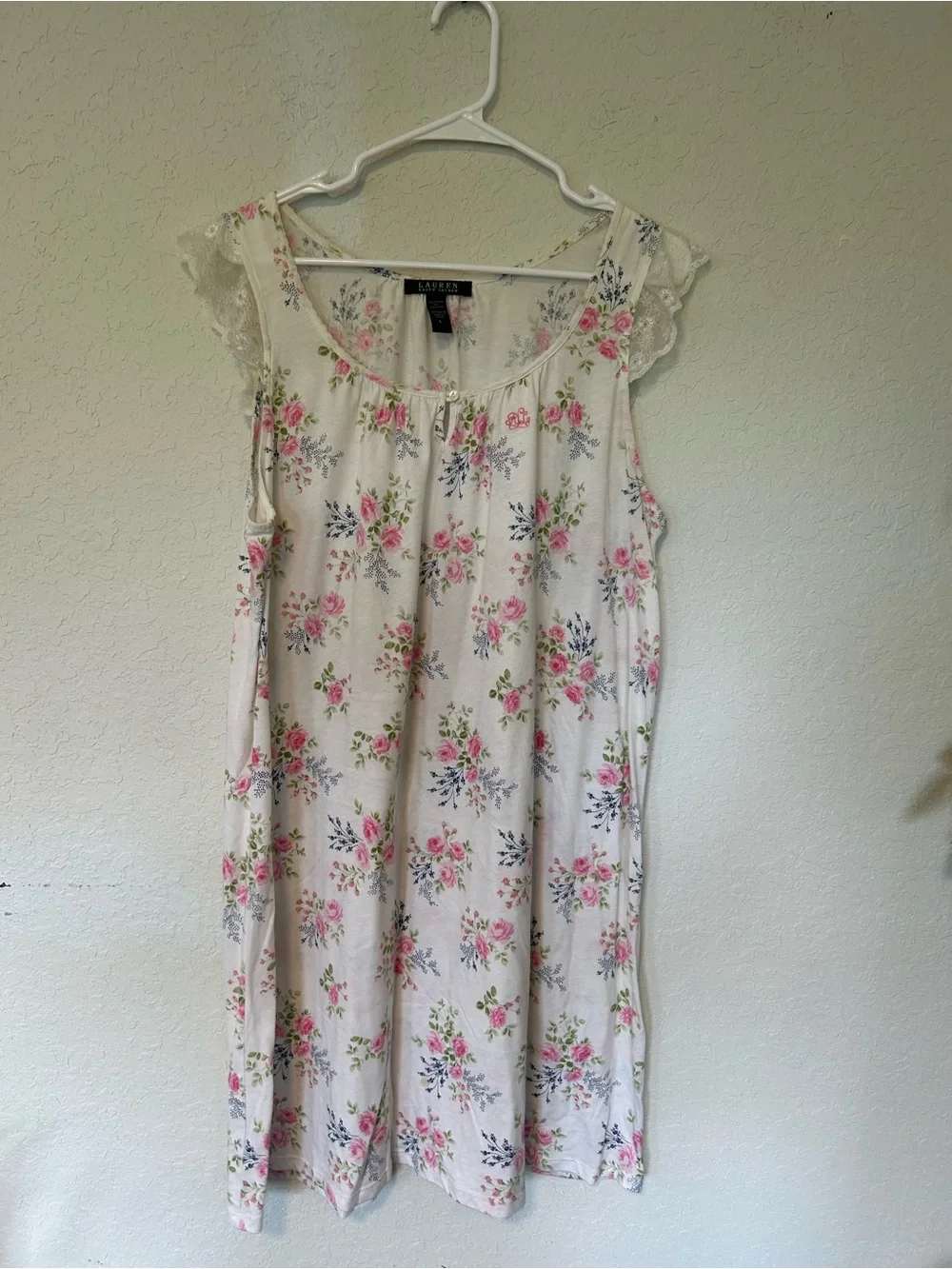 Ralph Lauren Floral Cottagecore Sleeveless Night Gown, Cozy Grandma - Picture 2 of 7